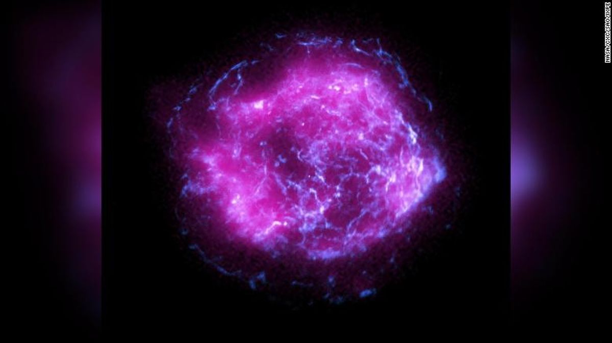 تصاویر تاریخی از ستاره در حال انفجار