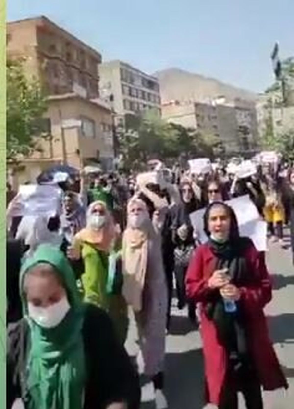 به خشونت کشیده شدن تظاهرات اعتراضی در کابل