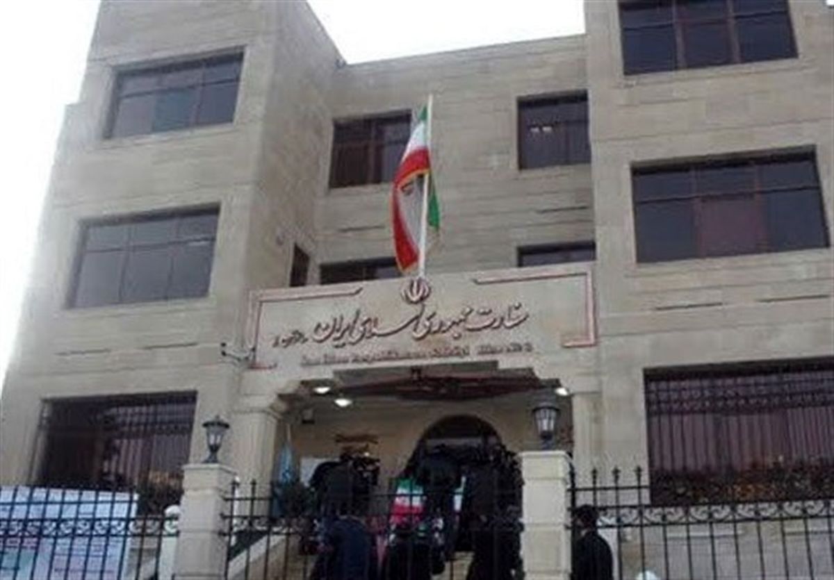 اطلاعیه سفارت ایران در باکو: سفارت ایران در آذربایجان تخلیه نشده و در حال فعالیت است