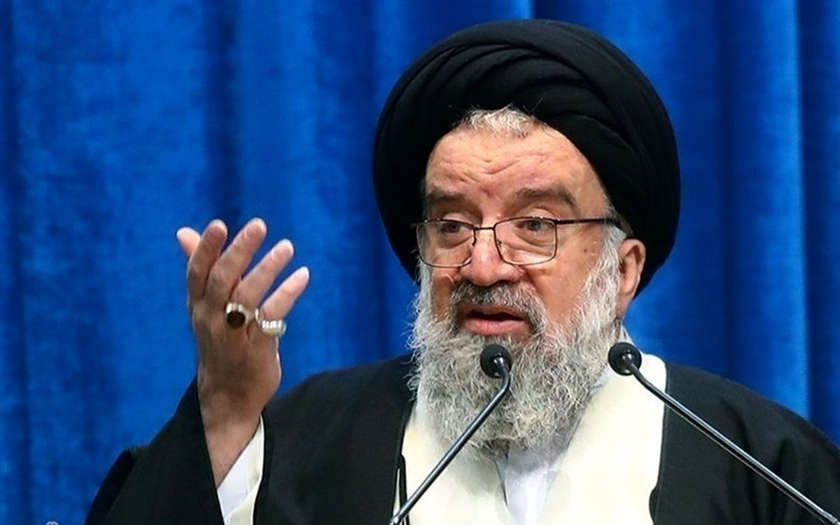 واکنش تند خاتمی خطیب جمعه تهران به شعار «مرگ بر دیکتاتور»