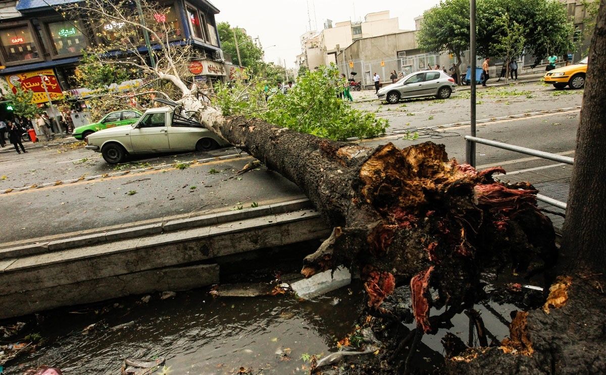 هواشناسی: عصر امروز در تهران توفان لحظه‌ای پیش‌بینی می‌شود