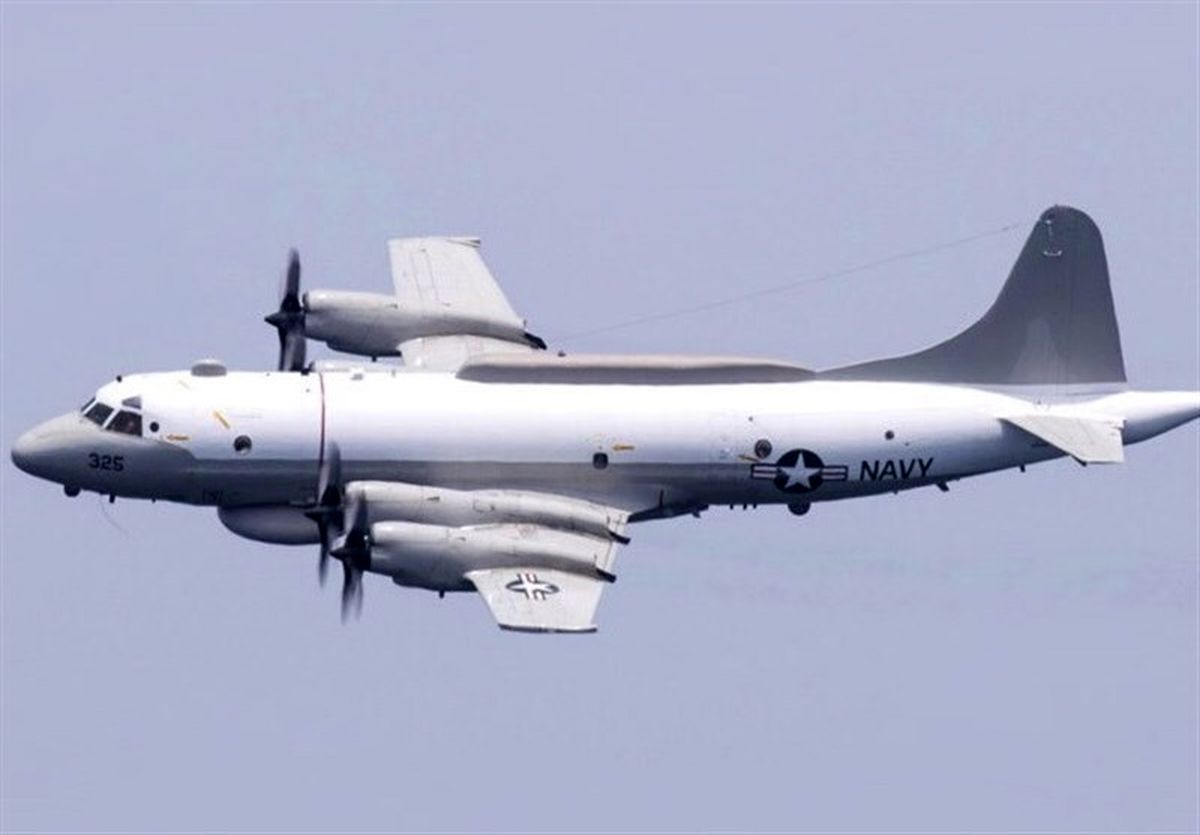 شناسایی و اخطار نیروی دریایی ارتش به هواپیما‌ی آمریکا در مرز آبی ایران