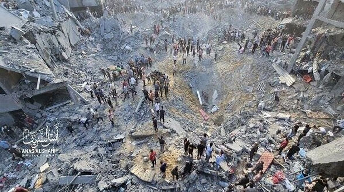 سخنگوی ارتش اسرائیل درمورد کشتار غیرنظامیان در جبالیا: ما که گفتیم مردم به جنوب غزه بروند