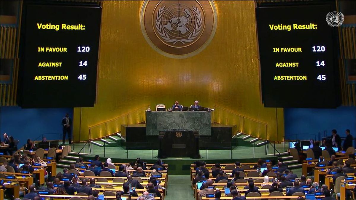 توضیح نمایندگی ایران در سازمان ملل درباره رای مثبت به قطعنامه کشورهای عربی درمورد فلسطین