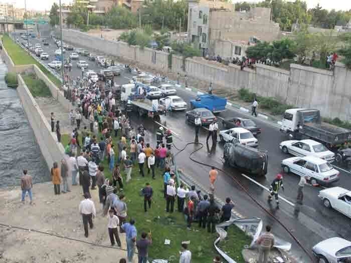 مرگ‌بارترین بزرگراه‌های تهران در تصادفات رانندگی